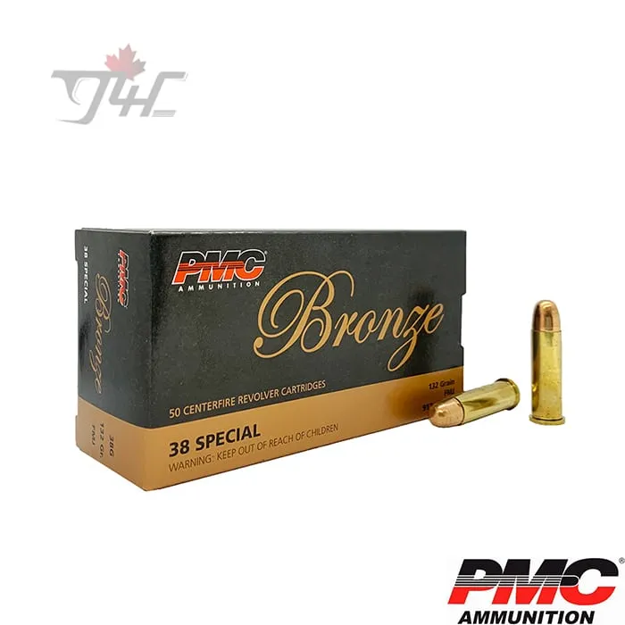 PMC Bronze .38 Special 132gr. FMJ 50rds — g4cgunstore