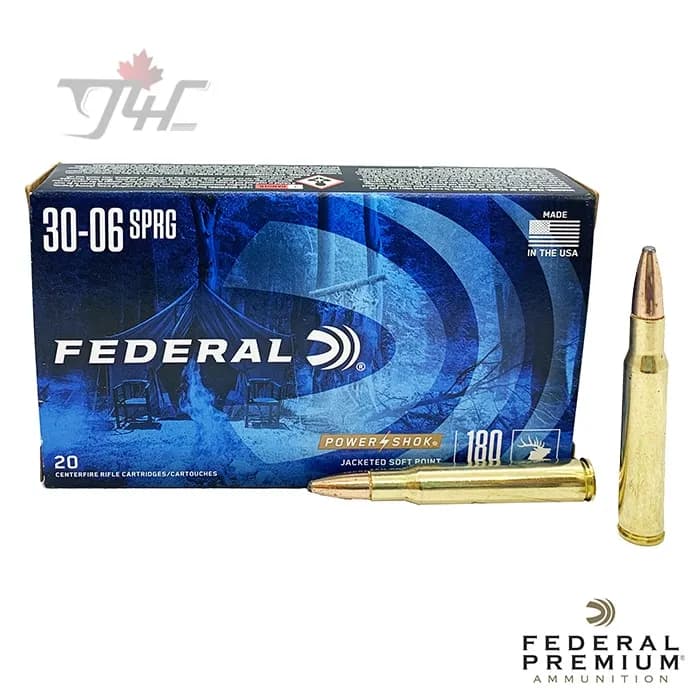 Federal Power-Shok .30-06 Springfield 180gr. JSP 20rds — g4cgunstore