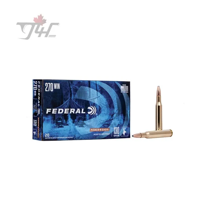 Federal Power-Shok .270 Win 130gr. SP 20rds — g4cgunstore