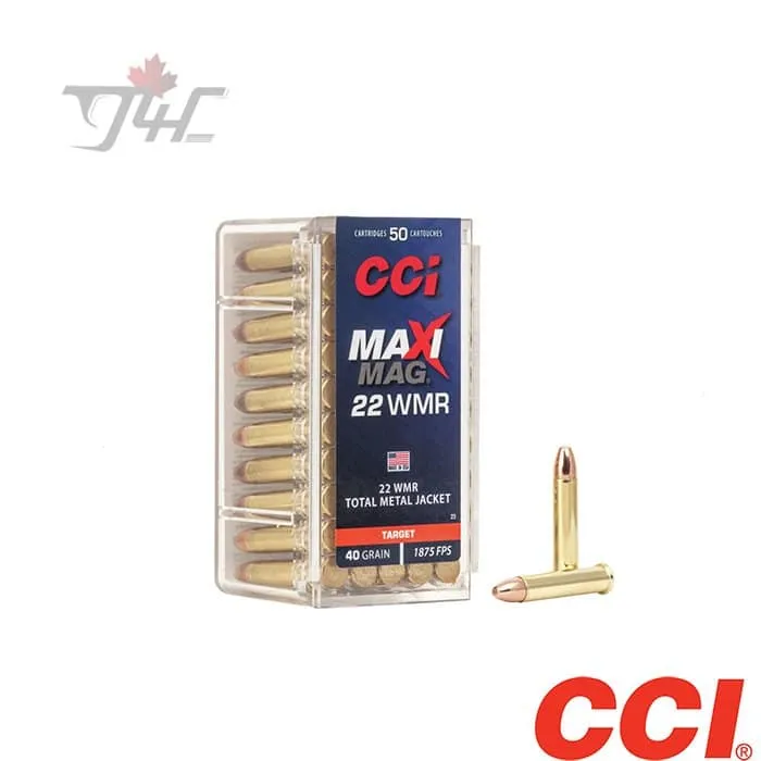 CCI Maxi-Mag .22WMR 40gr. TMJ 50rds — g4cgunstore