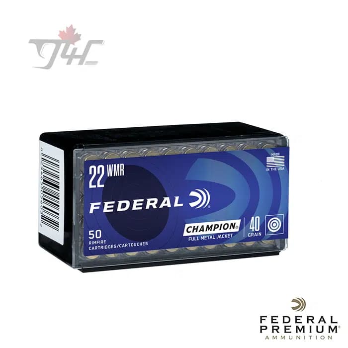 Federal Champion Training .22WMR 40gr. FMJ 50rds — g4cgunstore