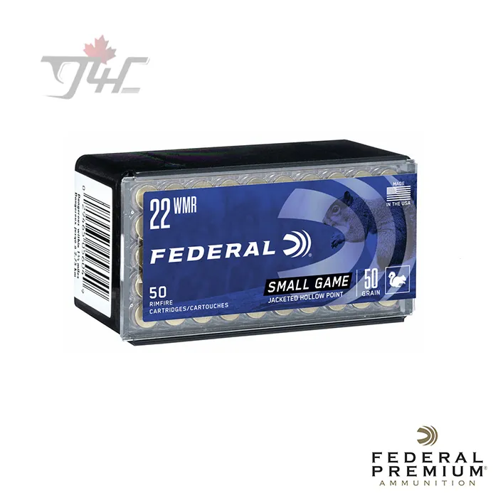 Federal Small Game .22WMR 50gr. JHP 50rds — g4cgunstore