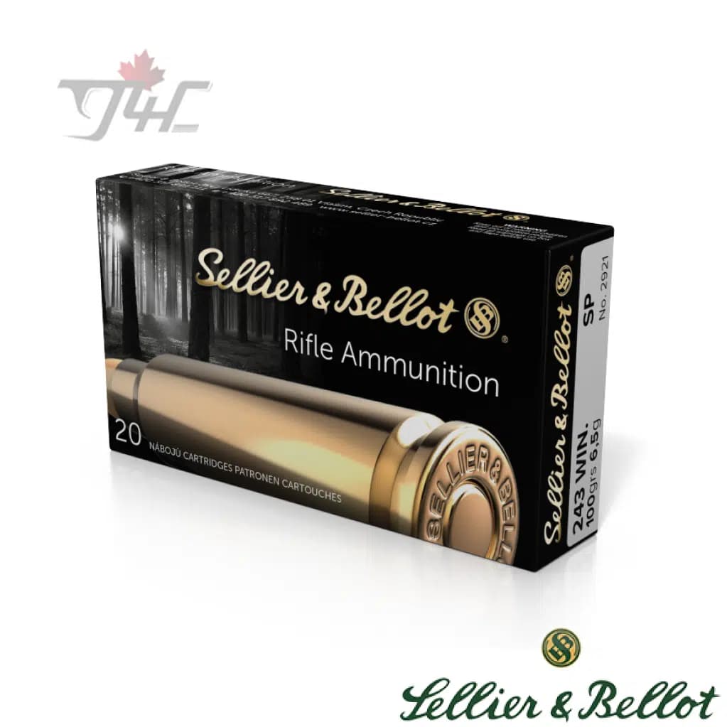 Sellier & Bellot .243 Win 100gr. SP 20rds — g4cgunstore