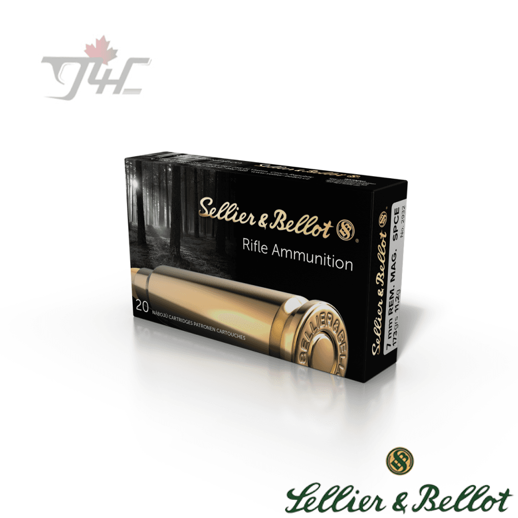Sellier & Bellot 7mm Rem Mag 173gr SPCE 20rds — g4cgunstore