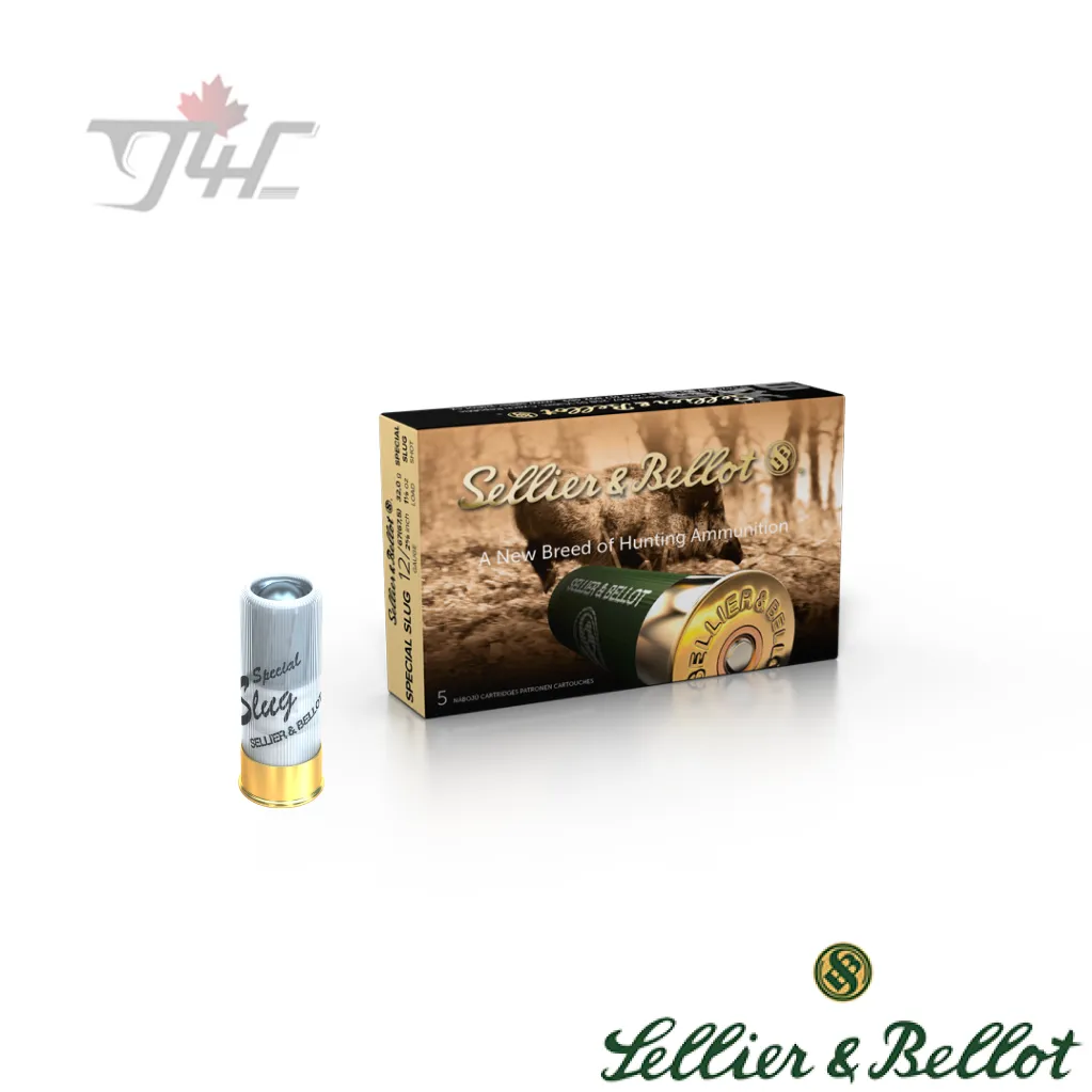 Sellier & Bellot 12 Gauge 1-1/8oz. 2-1/2 inch Special Slug 5rds — g4cgunstore
