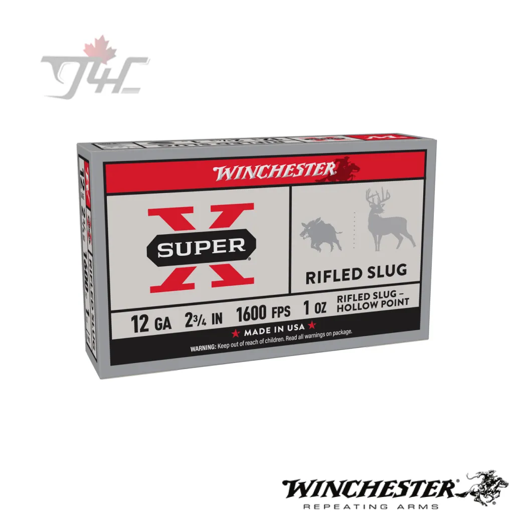 Winchester Super X 12 Gauge 1oz. 2-3/4 inch Rifled Slug 5rds — g4cgunstore