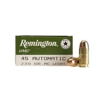 Remington UMC Handgun Ammunition 45 ACP 230 Grain FMJ — Canada's Gun Store