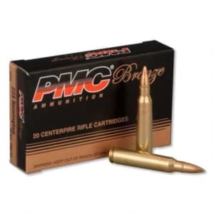 PMC Bronze Rifle Ammo 223 Rem 55 Gr FMJ BT – 20 Rds — Marstar
