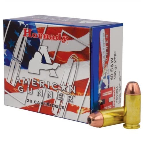Hornady American Gunner 40 S&W 180gr XTP Ammunition — North Pro Sports