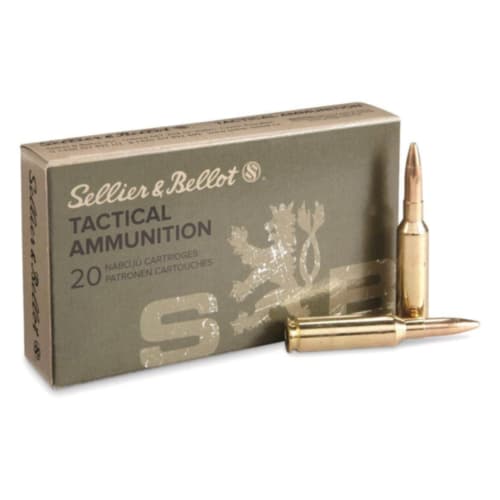 Sellier & Bellot Ammo, 6.5 Creedmoor, 140 Grain FMJ, 20 Rounds — RDSC
