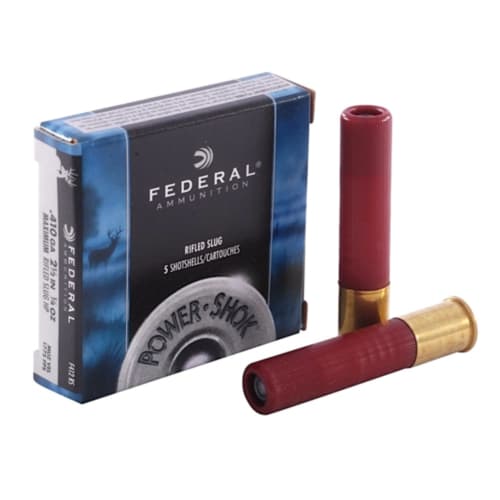 Federal Ammo, 410GA Shotshell, 2-1/2" 1/5OZ Rifled Slug, 5 Rounds — RDSC