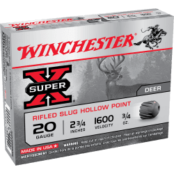 Win Super X 20 Ga 2 3/4'' Slug — Sporteque