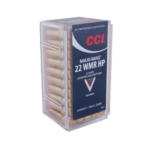 CCI MAXI-MAG 22 WMR 40 GR. JHP (50RND) — Tiger Arms