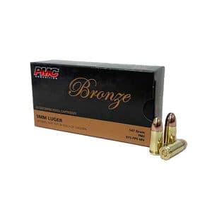 PMC Bronze 9mm 147gr FMJ 50rd Box — Victory Ridge Sports