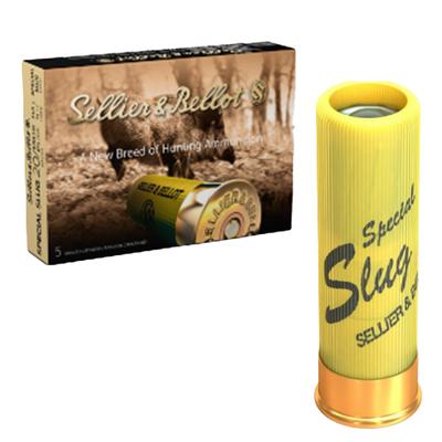 Sellier & Bellot Special Slug 20 Gauge Shotshell 5 Rounds 2 3/4" Rifled Slug 3/4oz — Bulls Eye North