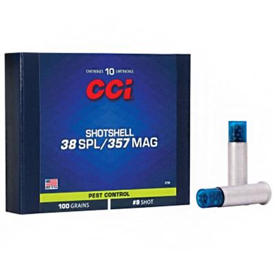 CCI - Pest Control Shotshell, 38 Special/357 Mag, #9 Shot, 1050 fps - Box of 10 Rounds — Bulls Eye North