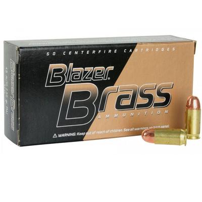 CCI Blazer Brass Ammo .45 ACP 230gr FMJ - Box of 50 — Bulls Eye North