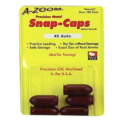 A-Zoom .45 acp Snap Caps (Pack of 5) 15115 — Bulls Eye North