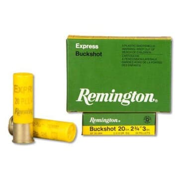 RemingtonEXP BUCKSHOT 20GA 2 3/4” #3, N-20B3 — Western Metal