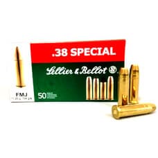 S&B 38 SPECIAL 158gr FMJ 50rds — Goble's