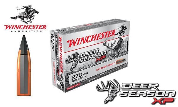 Winchester 270 WIN Deer Season XP, Polymer Tipped 130 Grain Box of 20 #X270DS — Al Flaherty's