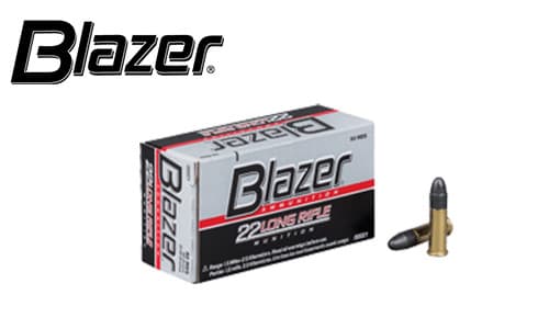 CCI Blazer 22LR Target Ammunition, 40 Grain, High Velocity, Pack of 50, 500/#49.40, 5000/$483.00 #0021 — Al Flaherty's