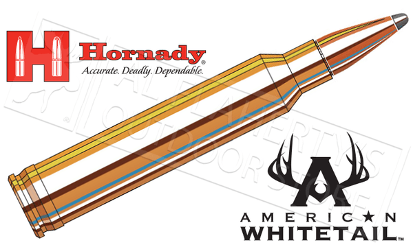 Hornady 300 Win Mag American Whitetail, InterLock SP 180 Grain Box of 20 #82044 — Al Flaherty's