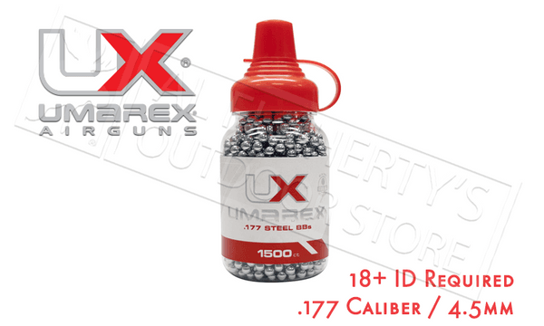 Umarex Precision Steel BBs .177 Cal Bottle of 1500 #2252549 — Al Flaherty's
