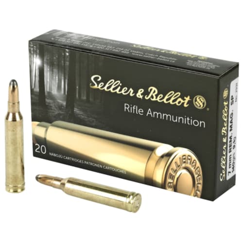 Sellier & Bellot Ammo, 7mm Rem Mag 175 Grain SPCE, 20 Rounds — RDSC